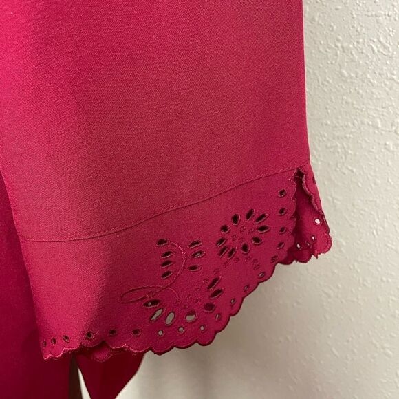 EUC Covington Womens Maroon Blouse Top Size 20-22W - Picture 5 of 7